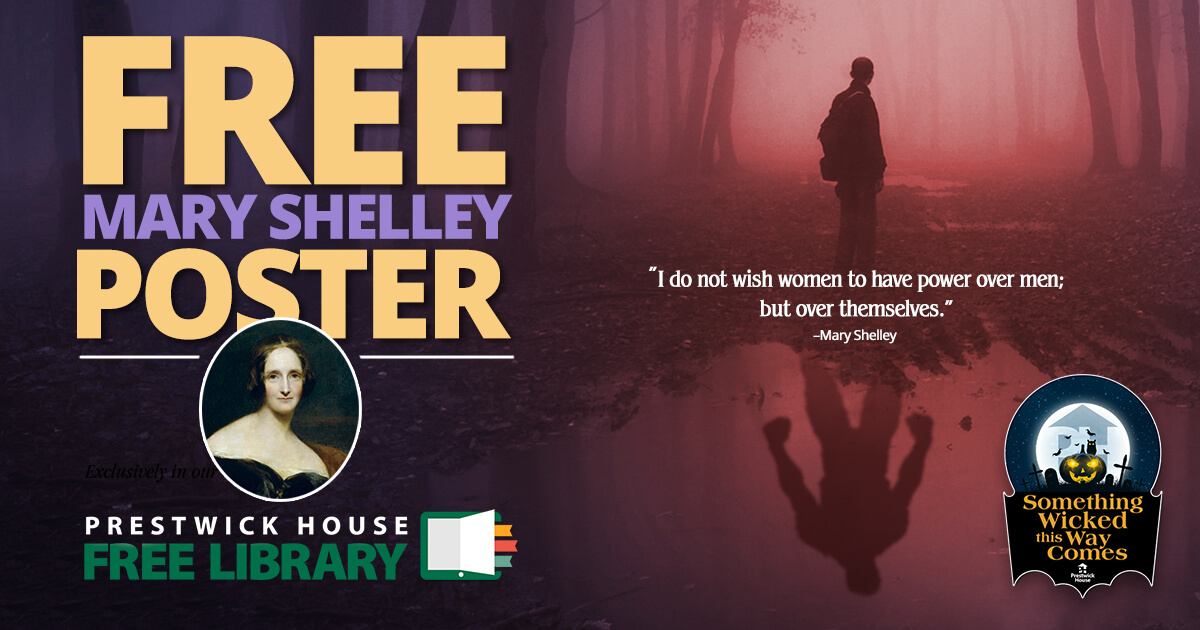 AuthorSpeak Mary Shelley Free Poster Prestwick House